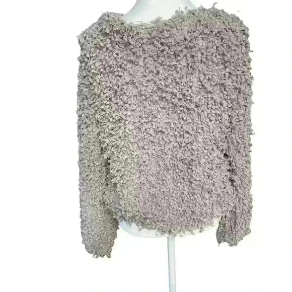 Blu Pepper Light pullover Sweater. Shaggy Popcorn Knit Size M. Mauve. - Picture 6 of 10